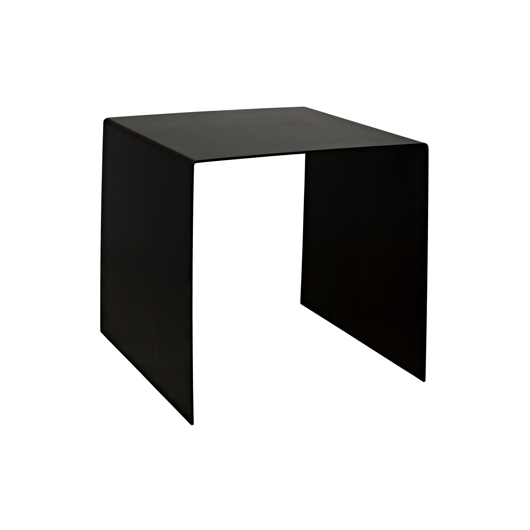 Noir Yves Side Table Black Metal Medium GTAB815MTBM Portland, OR